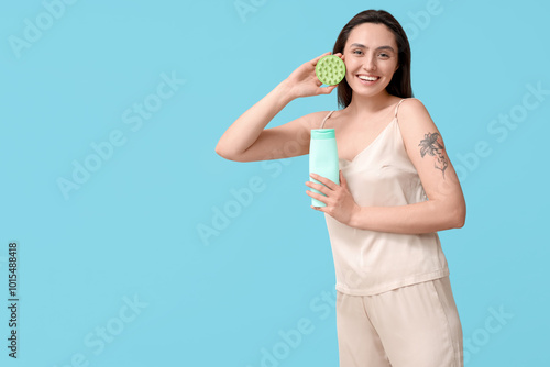 Beautiful young woman with ...