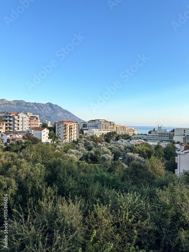 Becici, Montenegro, View of the city