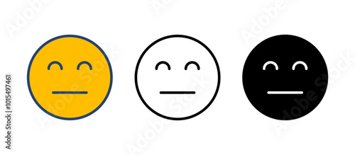 smile icon vector. smile emoticon icon. feedback