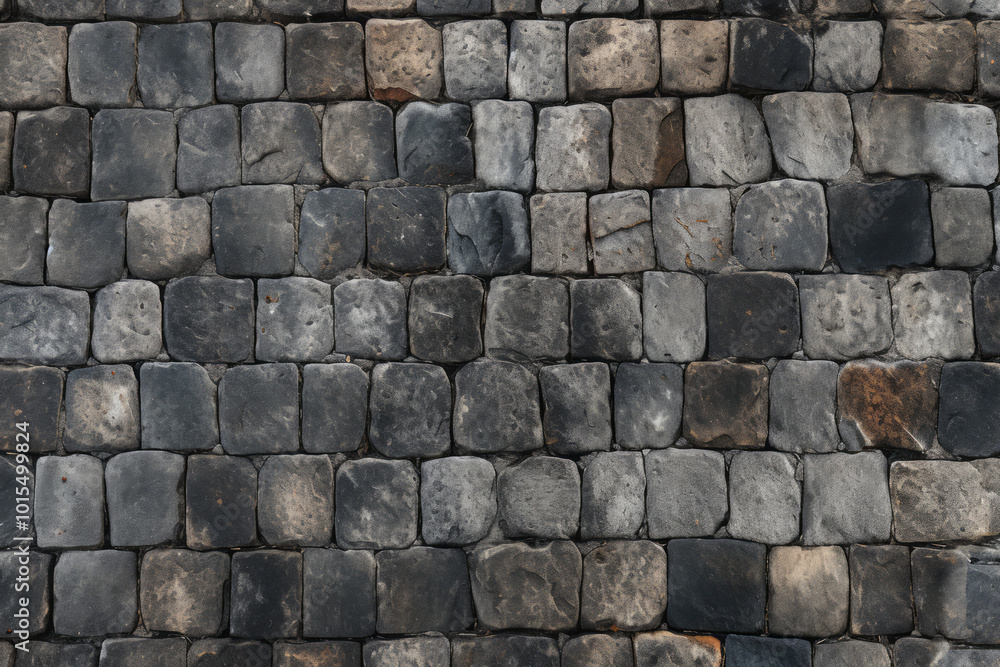 Processed collage of old european cobble stone pavement texture. Background for banner Processed collage of old european cobble stone pavement texture. Background for banner