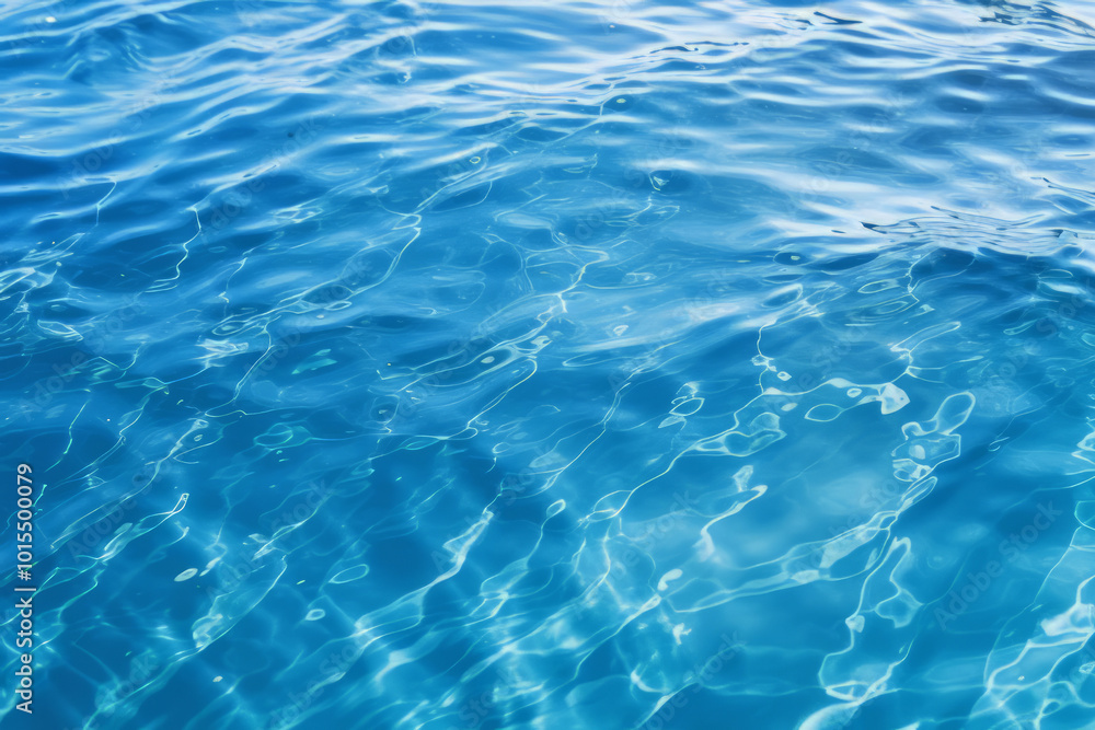 Processed collage of blue water waves texture in sunlight. Background for banner, backdrop Processed collage of blue water waves texture in sunlight. Background for banner, backdrop