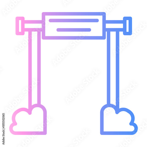 torii Line Gradient Icon