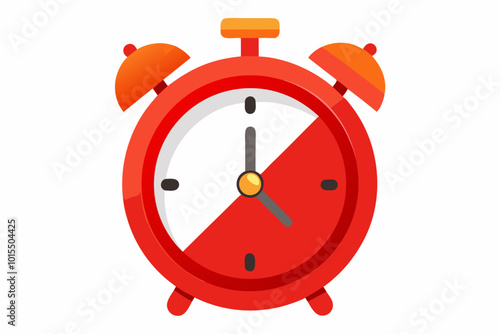 Alarm clock vector art and illustration