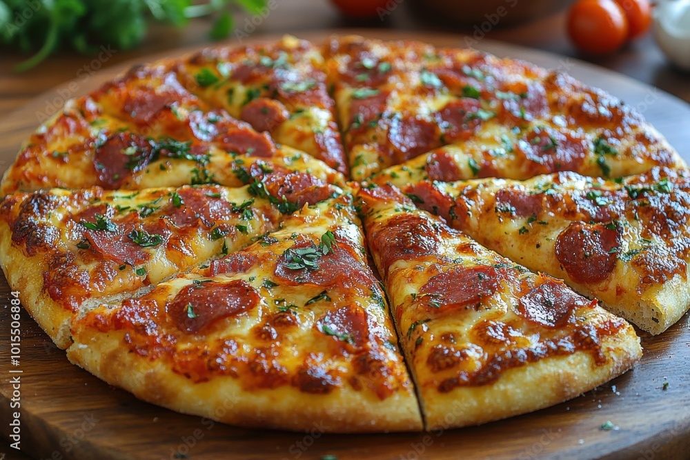pizza on a light wooden pizza on a light wooden