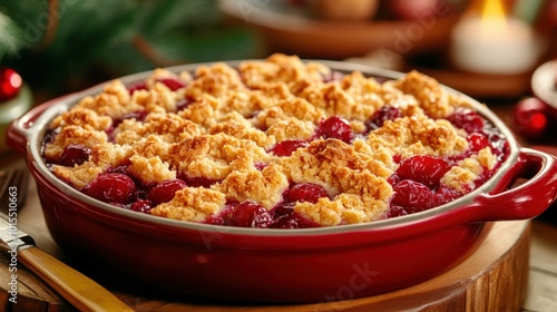 Easy Vegan Cranberry Crumble Recipe with a Rich, Crunchy Topping, Perfect for Holiday Dinners This homemade dessert is made with simple ingredients and is sure to be a crowd-pleaser Get the full