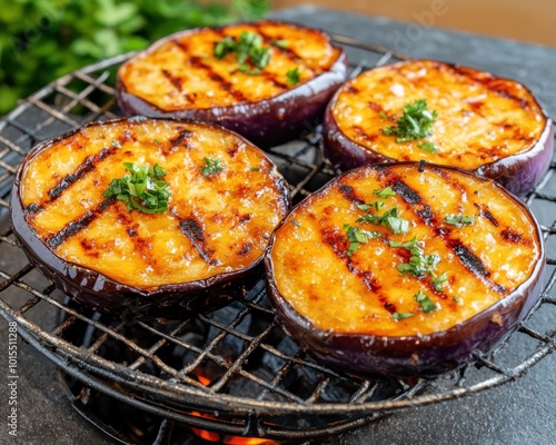 Grilled Eggplant with Miso Glaze Savory Plant-Based Side Dish Recipe, Easy, Umami-Rich, and Perfect for Any Meal photo