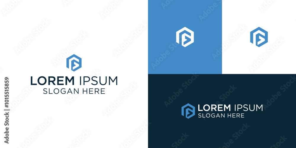 FG Logo Design hexagon, Vector Design FG Logo Design hexagon, Vector Design