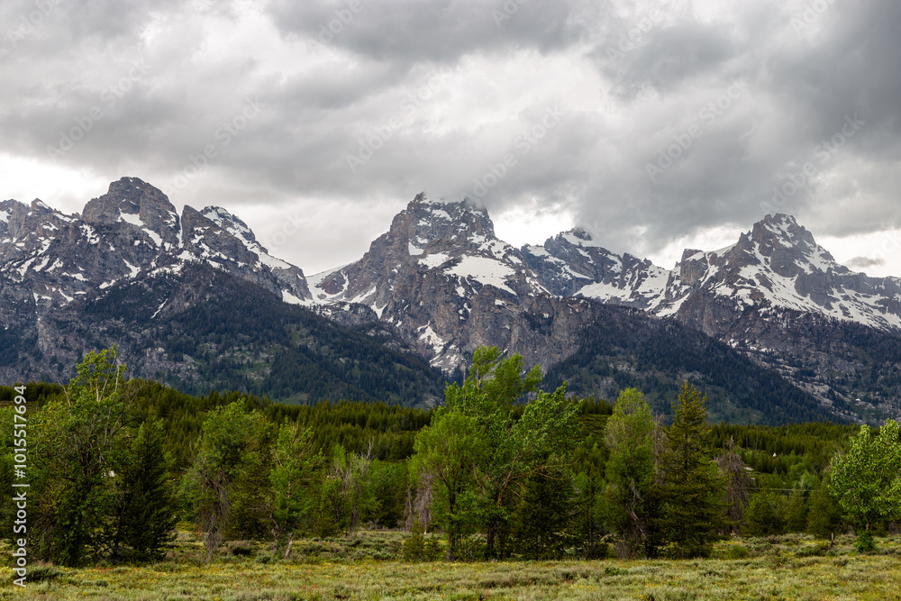 grand teton hidden in clouds grand teton hidden in clouds