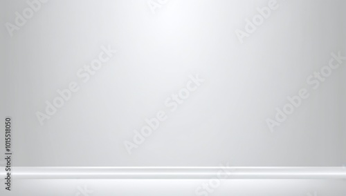 A Minimalist White Platform with a Subtle Gradient Background