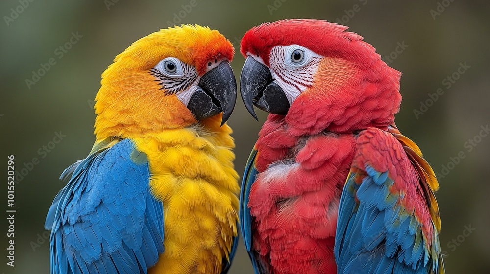 the A parrot mimicking human speech and sounds to interact with its owner and express emotions. the A parrot mimicking human speech and sounds to interact with its owner and express emotions.