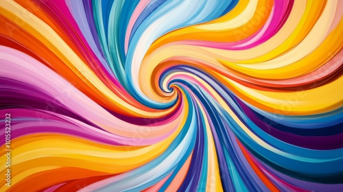 Vibrant Swirl Pattern in Eastern Luxury Art Style A Masterful Display of Colorful Creativity Captivating Artistic Design for Decor Enthusiasts