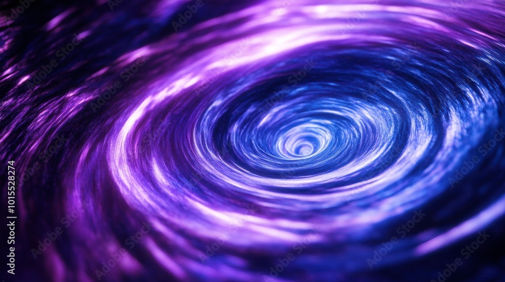 Glowing lines in purple and blue, creating a swirling vortex pattern, with a sense of depth and movement. Glowing lines in purple and blue, creating a swirling vortex pattern, with a sense of depth and movement.