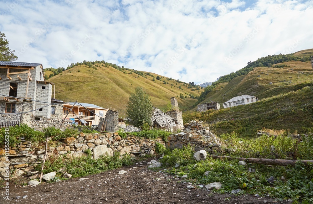 Hiking from Mestia to Ushguli in Georgia's mountainous Svaneti region Hiking from Mestia to Ushguli in Georgia's mountainous Svaneti region