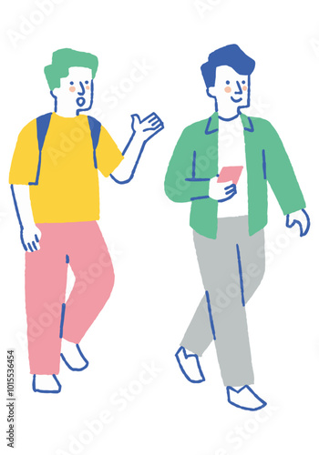 Men who talk to you and men who hold your phone_Color