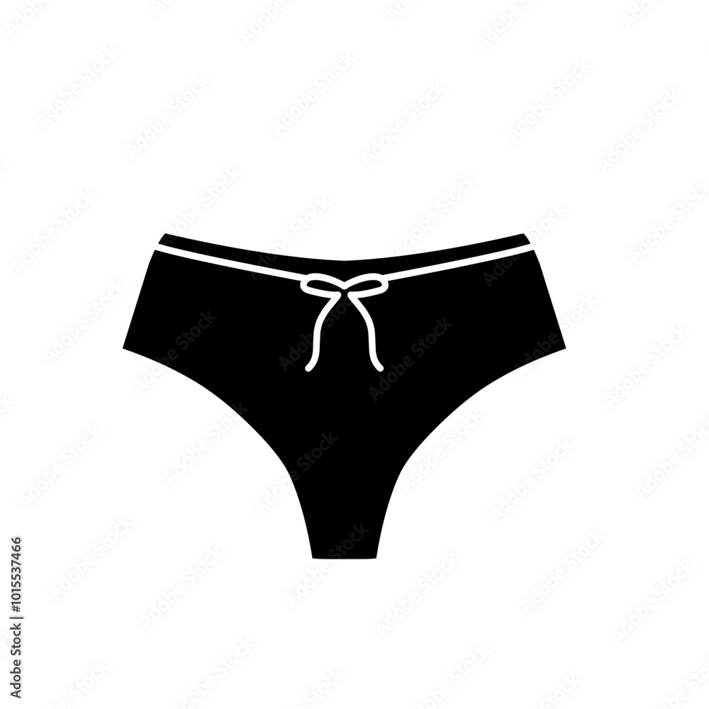 silhouette of women's underwear silhouette of women's underwear