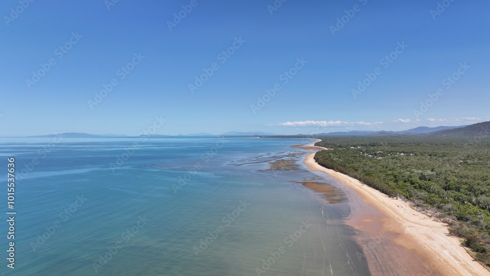 Aerial photo of Balgal Beach Townsville Queensland Australia Aerial photo of Balgal Beach Townsville Queensland Australia