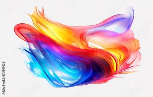 abstract colorful background with waves