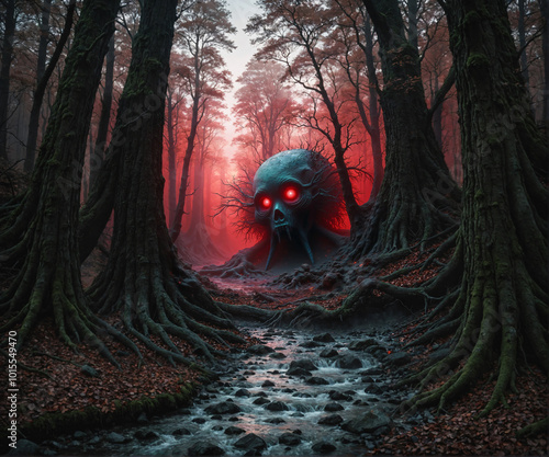 “Skull of the Enchanted Forest”