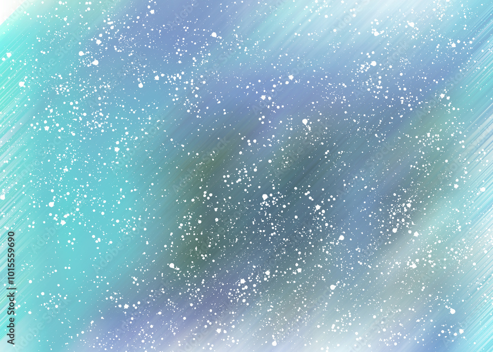 Winter blue-green background, snowstorm on an abstract background. Snowfall on a gradient background, northern lights in winter. Winter natural texture for festive design, holiday background Winter blue-green background, snowstorm on an abstract background. Snowfall on a gradient background, northern lights in winter. Winter natural texture for festive design, holiday background