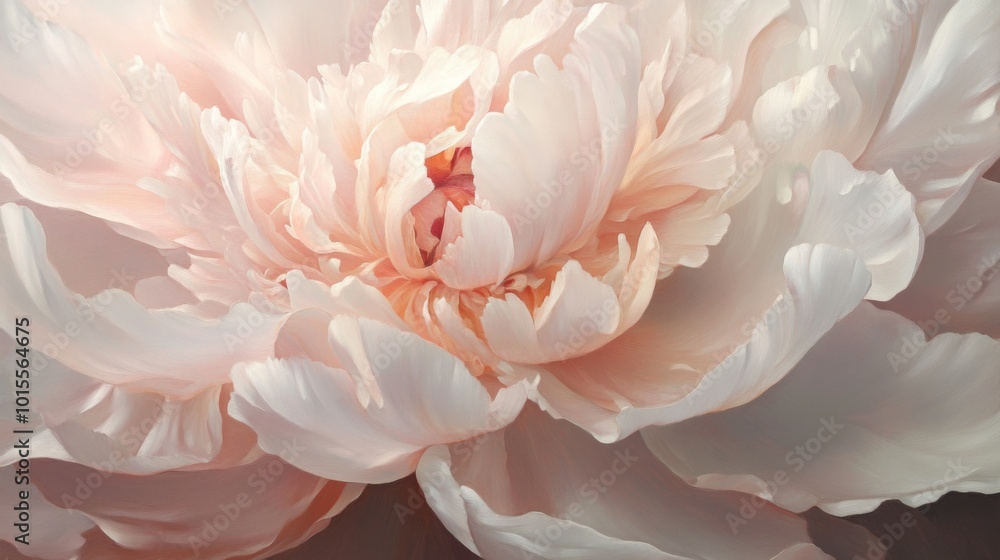 Soft Pink Flower Petals Close-Up Detail Soft Pink Flower Petals Close-Up Detail