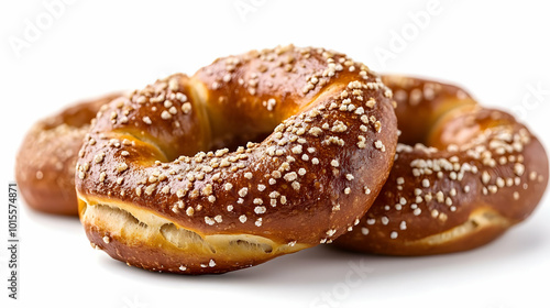 Closeup Photo of a Freshly Baked Pretzel