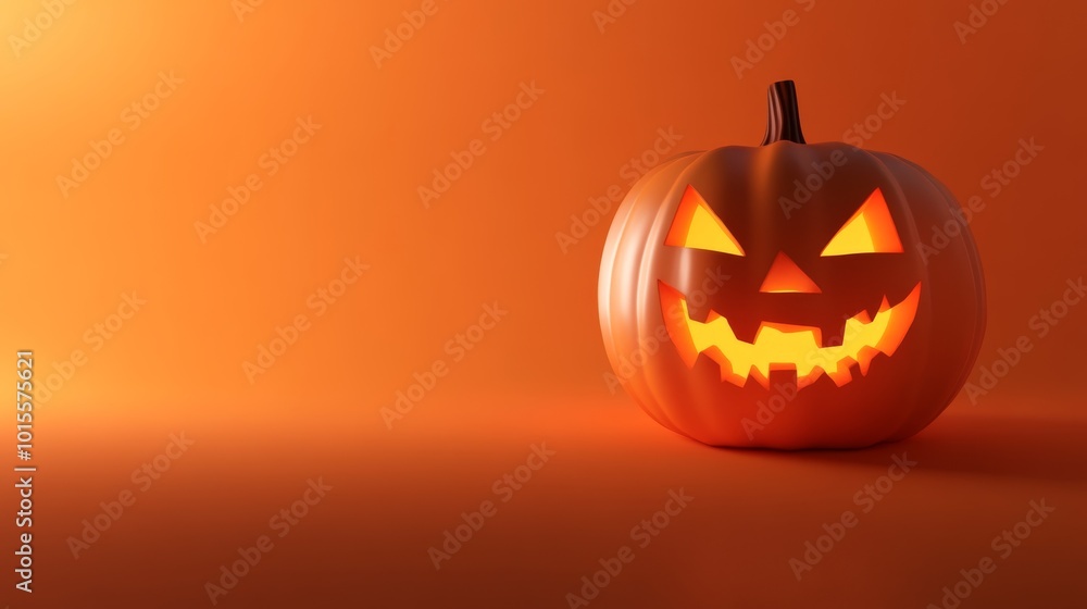 3D illustration holloween wallpaper with spooky pumpkin face, pumpkin lamp, orange background, illustration, happy holloween 3D illustration holloween wallpaper with spooky pumpkin face, pumpkin lamp, orange background, illustration, happy holloween