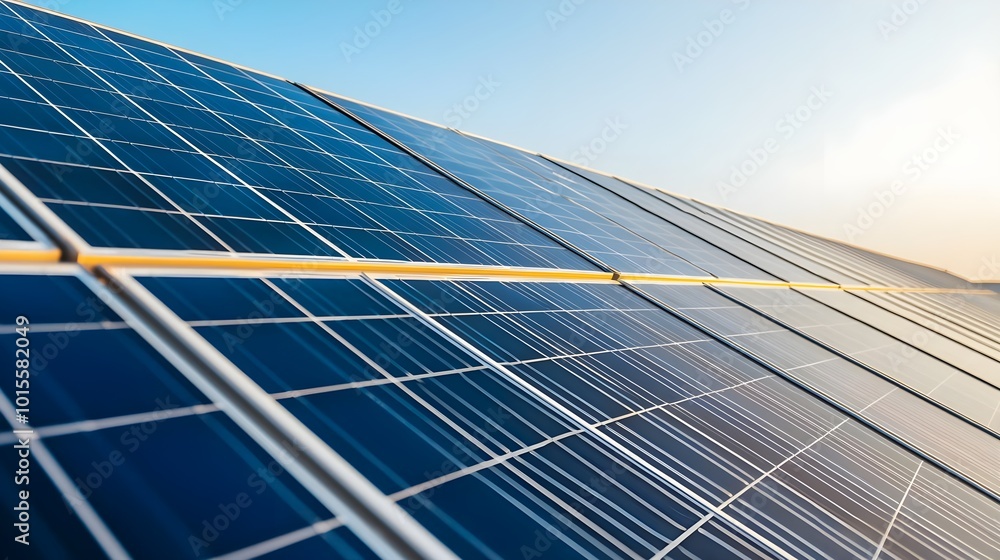 Obraz premium Solar Panel Close Up