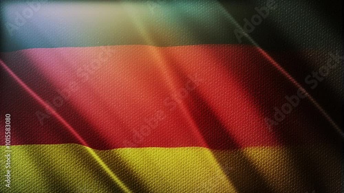 Capturing the Elegance of the German Tricolor in the Wind