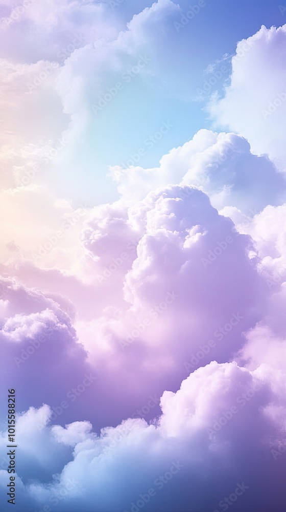 A serene sky filled with fluffy clouds blending soft pastel colors, evoking a sense of tranquility and peace. A serene sky filled with fluffy clouds blending soft pastel colors, evoking a sense of tranquility and peace.
