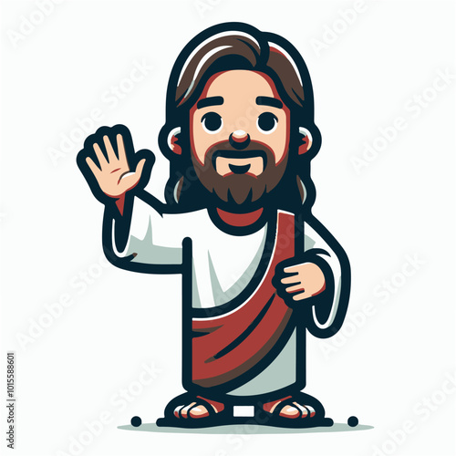 Jesus greeting