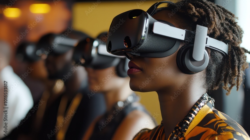 African American innovator creates immersive 360-degree VR video experience Offering interactive storytelling and entertainment African American innovator creates immersive 360-degree VR video experience Offering interactive storytelling and entertainment