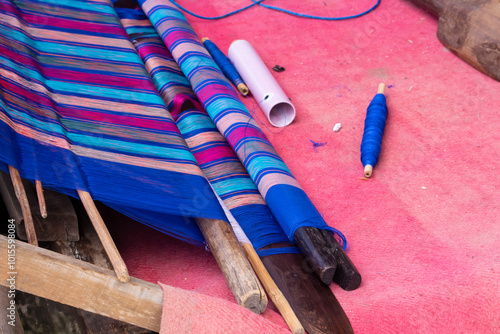 traditional woven knitting tool of the Toba Batak tribe