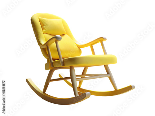 rocking chair isolated on transparent background photo