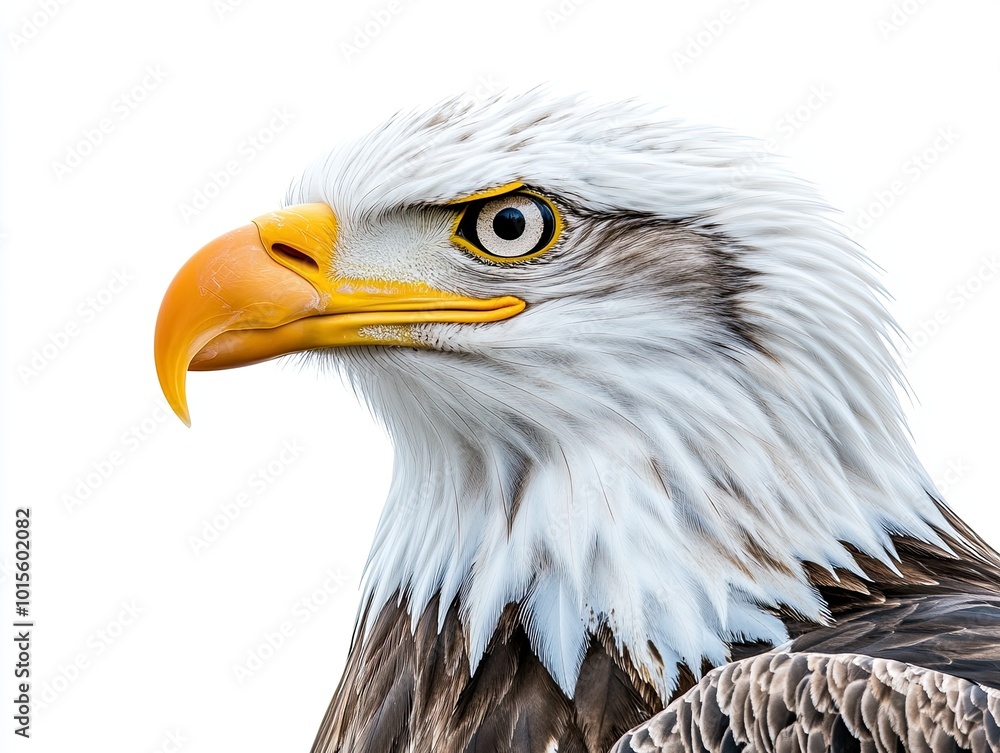 Obraz premium eagle isolated on white. background