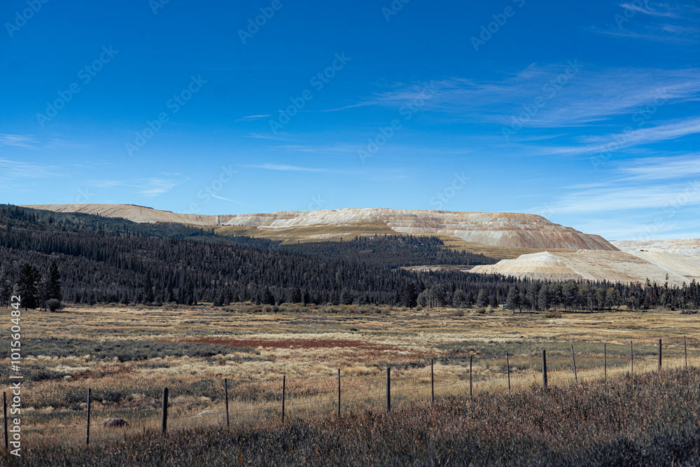 Naklejka premium The Ultimate Mountain Top Mine