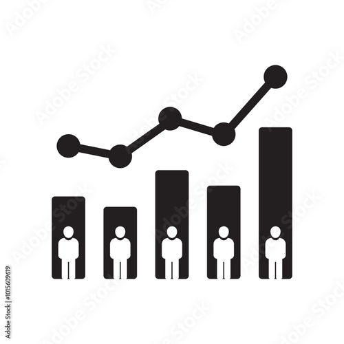 Exit polling icon vector illustration