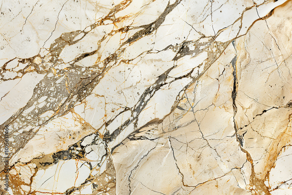 A large piece of marble with a brown and white swirl pattern., A large piece of marble with a brown and white swirl pattern.,
