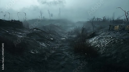 The Fog of War: A Battlefield in Ruins