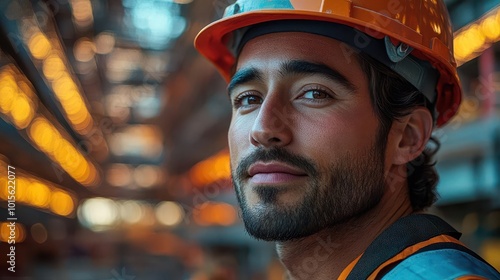 construction worker wearing safety gear confidently standing in an active site emphasizing health and safety practices while showcasing the importance of safety in the industry