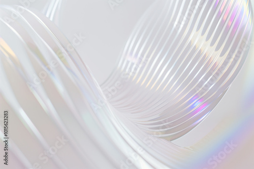 Abstract Waves of Light: A Modern Interpretation of Fluidity and Elegance