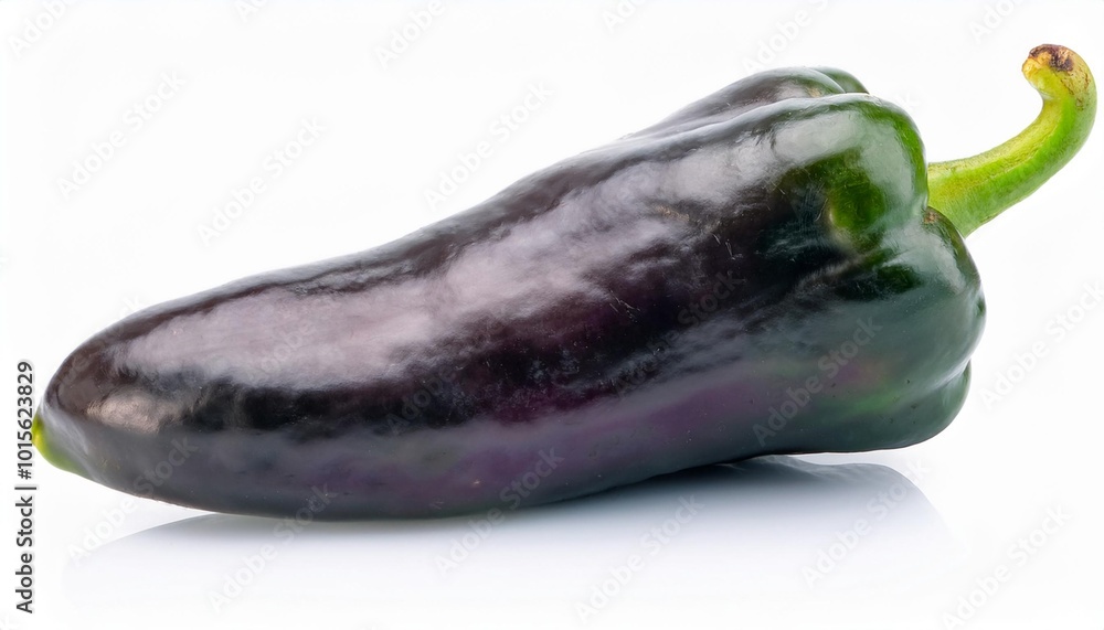Anaheim pepper on white background. Anaheim pepper Isolated. Anaheim pepper on white background. Anaheim pepper Isolated.