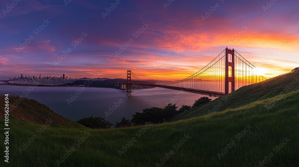 Golden Gate Bridge Sunset Golden Gate Bridge Sunset