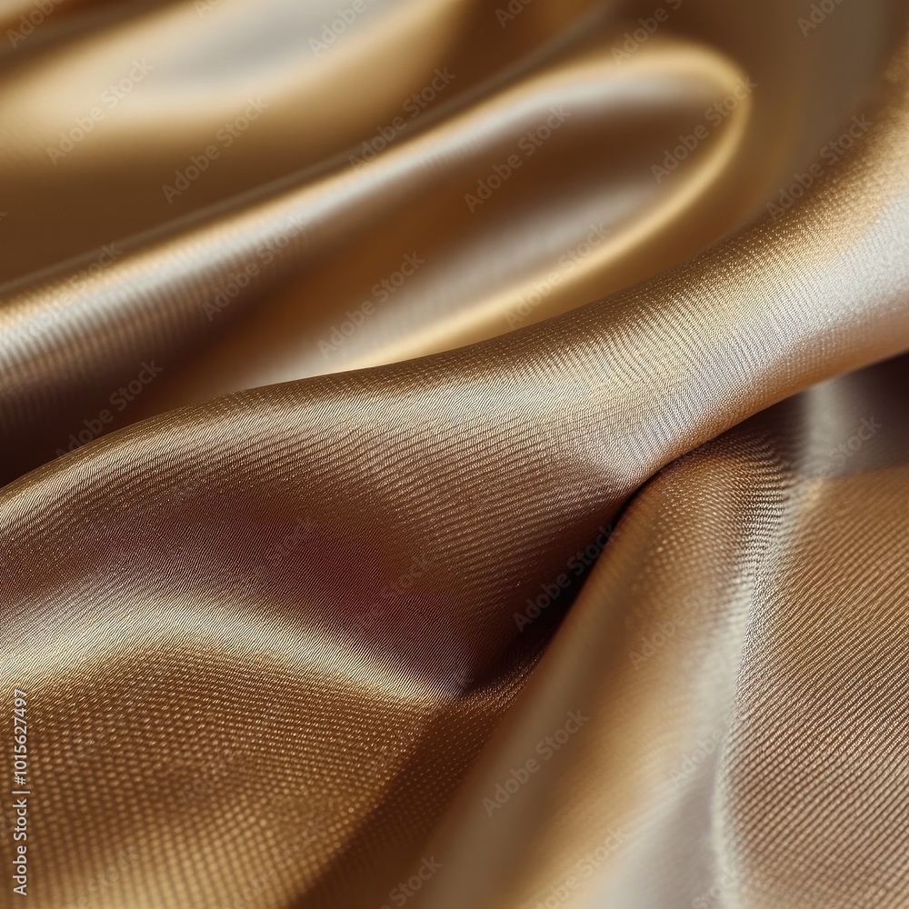 Smooth and elegant satin fabric with a luxurious golden sheen, perfect for fashion design and interior decor. Smooth and elegant satin fabric with a luxurious golden sheen, perfect for fashion design and interior decor.