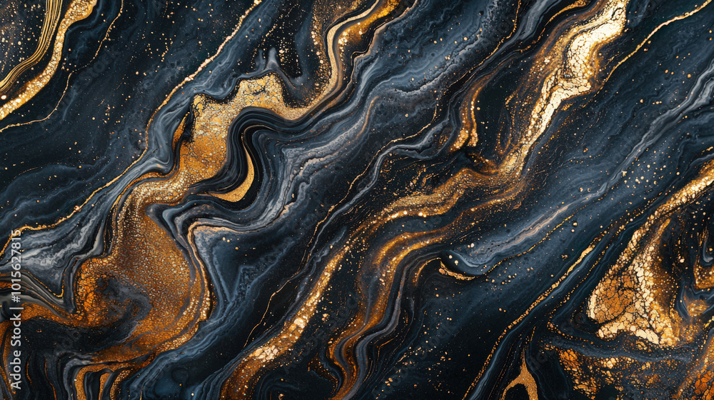 The golden starry glow of cosmic galaxies. Abstract chaotic bursts of distant nebulae. A mix of black and gold colors. Stylish backdrop. Beautiful wallpapers The golden starry glow of cosmic galaxies. Abstract chaotic bursts of distant nebulae. A mix of black and gold colors. Stylish backdrop. Beautiful wallpapers