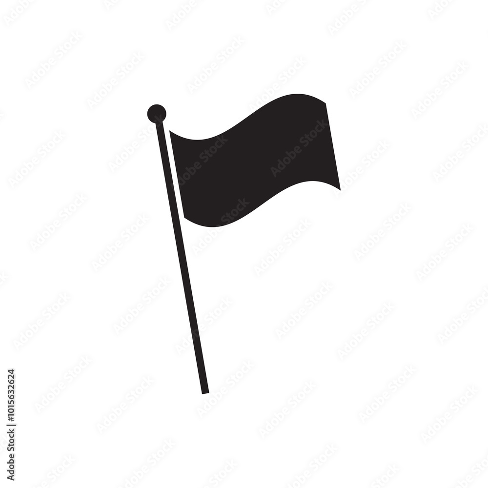 Flag icon vector flat black simple illustration for web and app..eps Flag icon vector flat black simple illustration for web and app..eps