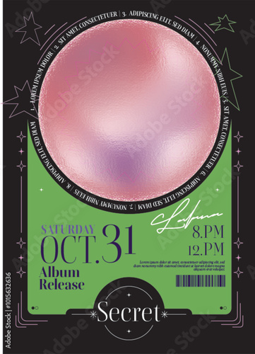 Music Album Release Flyer