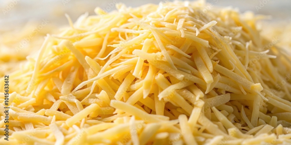 Close-up shot of freshly grated cheese, grated, cheese, fresh, food, ingredient, dairy, yellow, sprinkled Close-up shot of freshly grated cheese, grated, cheese, fresh, food, ingredient, dairy, yellow, sprinkled