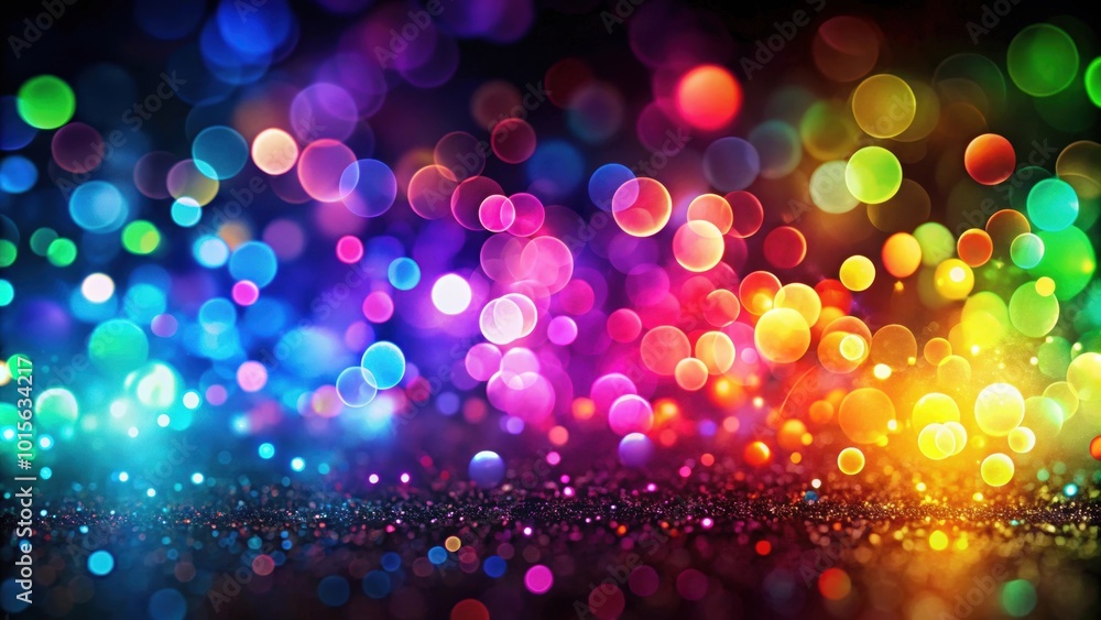 Abstract neon bokeh background with vibrant colors on black, neon, bokeh, background, vibrant, colors, black, abstract Abstract neon bokeh background with vibrant colors on black, neon, bokeh, background, vibrant, colors, black, abstract