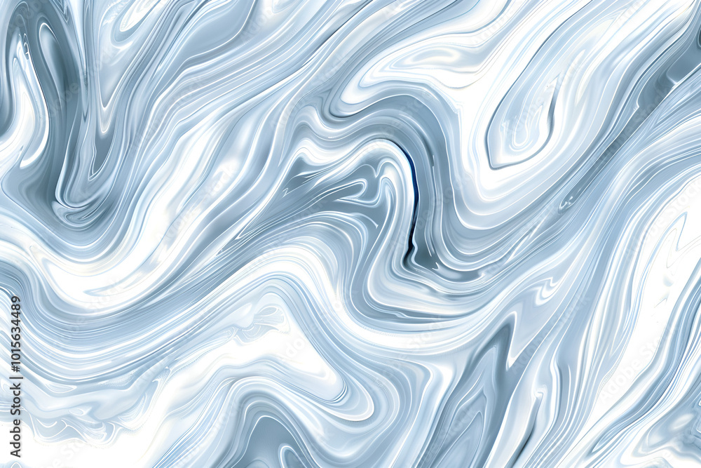 Abstract Blue and White Liquid Marble Texture Background Abstract Blue and White Liquid Marble Texture Background
