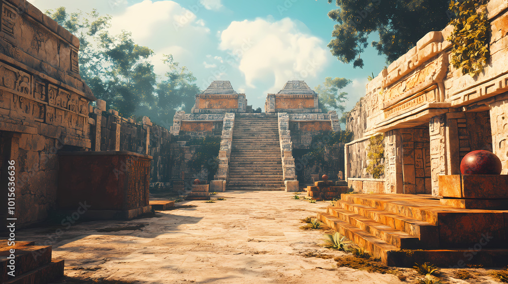 Amazing mayan ruins in 3d explore the ancient temples and discover the ...